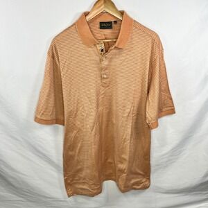 Bobby Jones‎ Collection Golf Polo Shirt Golfer Print Made in Italy XL